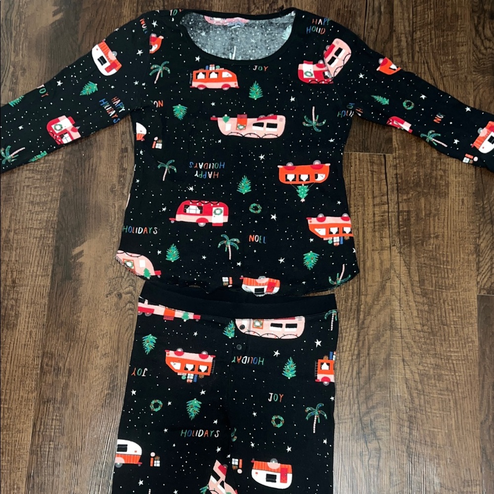 Festive Holiday Camper Pajamas set